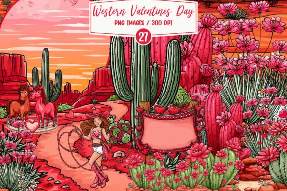 Download Watercolor Western Valentine Clipart - Western valentine clipart Collection