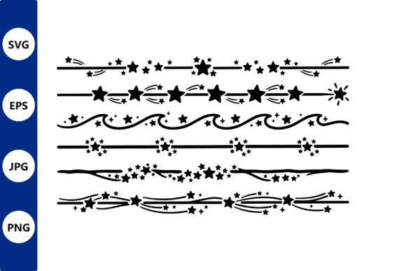 Download Star Border Pack Decorative Lines - Decorative Collection