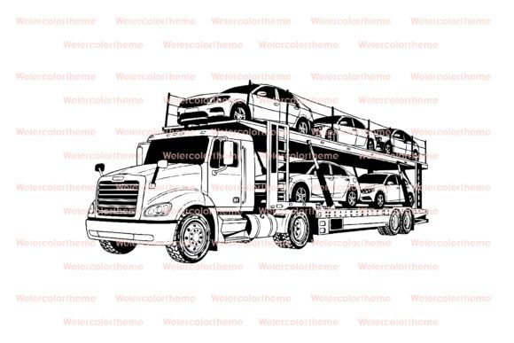 Download Car Carrier Truck SVG - Svg Collection