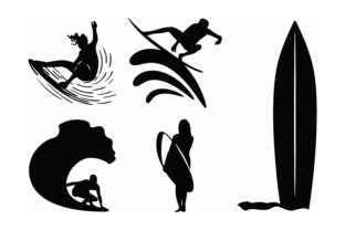Download Surfing, Surf Board, and Surfer SVG - Svg Collection