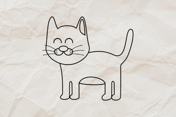 Download Cat Line Art Illustration Clipart SVG - Svg Collection
