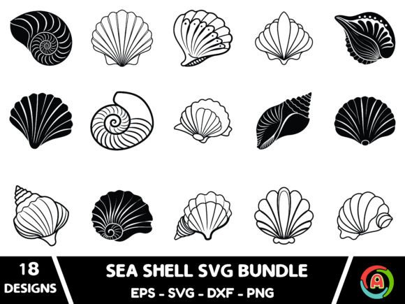 Download Sea Shell Svg Bundle - Svg Collection