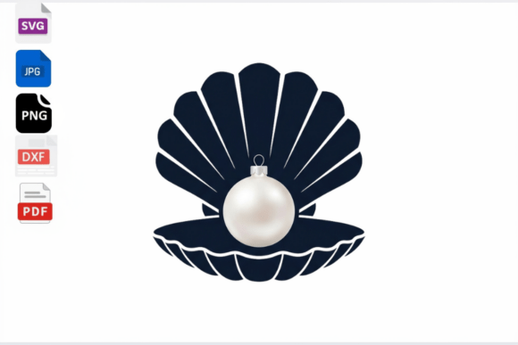 Download Pearl in Shell SVG Clipart - Svg Collection