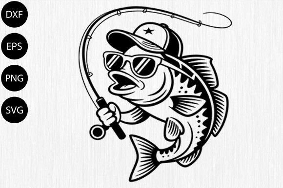 Download American Flag with Fish SVG Fishing Svg - Svg Collection