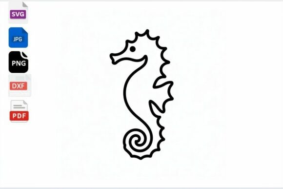 Download Seahorse SVG Clipart - Svg Collection
