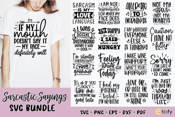 Download Sarcastic Sayings SVG Bundle - Svg Collection