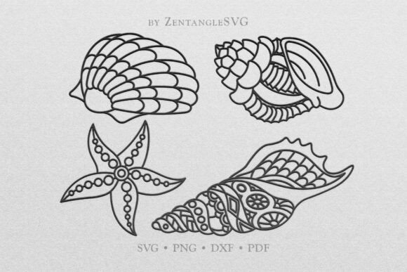 Download Seashell SVG, Mandala Shell SVG Bundle - Svg Collection
