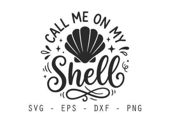 Download Call Me on My Shell SVG - Svg Collection