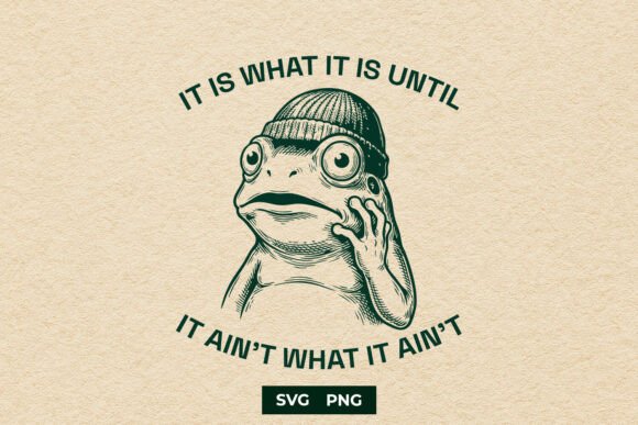 Download Funny Sarcastic Frog SVG Design - Svg Collection