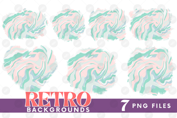 Download Retro Background Bundle Png Fluid Paper - Fluid Collection