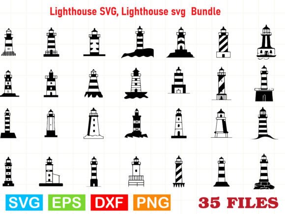 Download Lighthouse SVG, Lighthouse Svg Bundle - Svg Collection