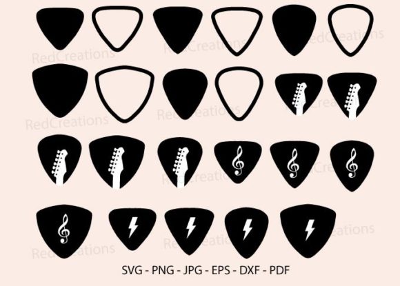 Download Guitar Pick Svg, Guitarist Musical, Rock - Svg Collection