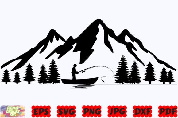 Download Fishing Scene SVG | Fishing SVG | Fish - Svg Collection