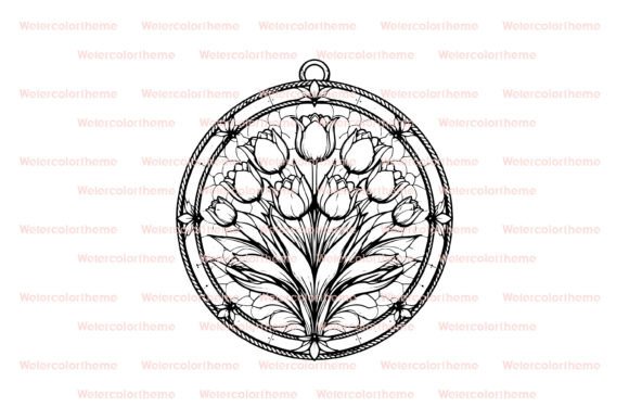 Download Tulip Suncatcher SVG - Svg Collection