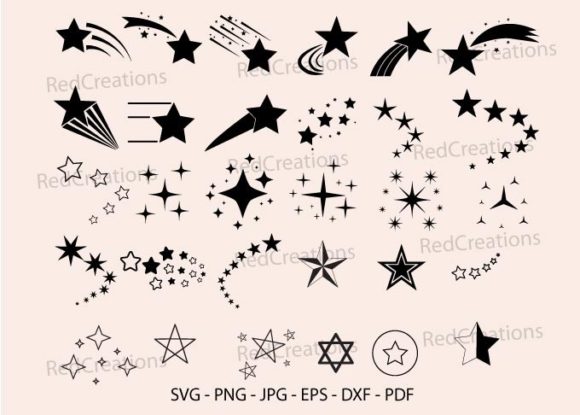 Download Stars Svg Bundle, Shooting Star, Sparkle - Svg Collection