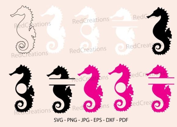 Download Seahorse Svg, Monogram, Sea Horse - Svg Collection