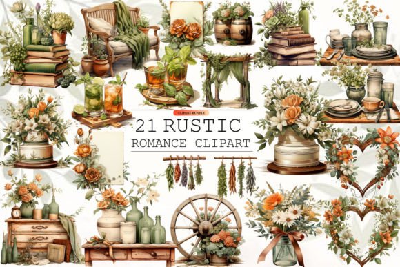 Download Rustic Romance Clipart - Romance Collection