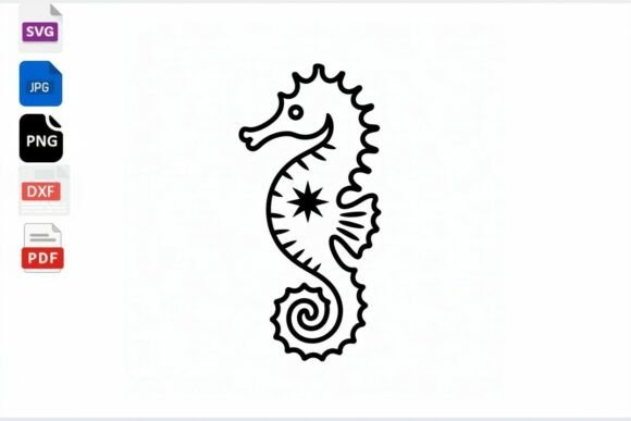 Download Seahorse SVG Cut File Nautical Ocean - Svg Collection